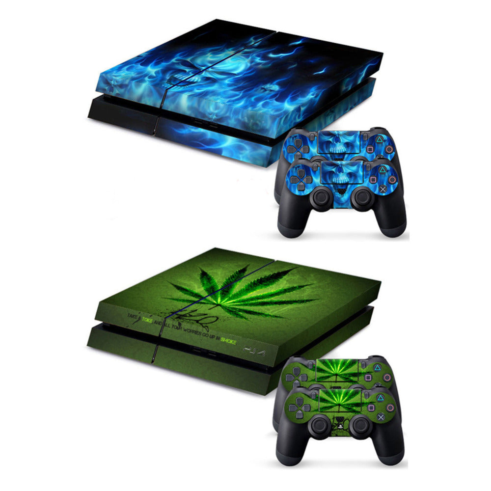 Green Flower Waterproof PS4 Skin