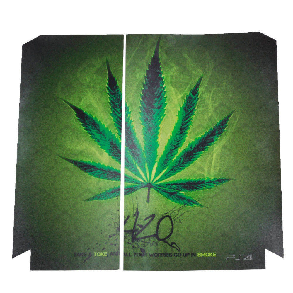 Green Flower Waterproof PS4 Skin