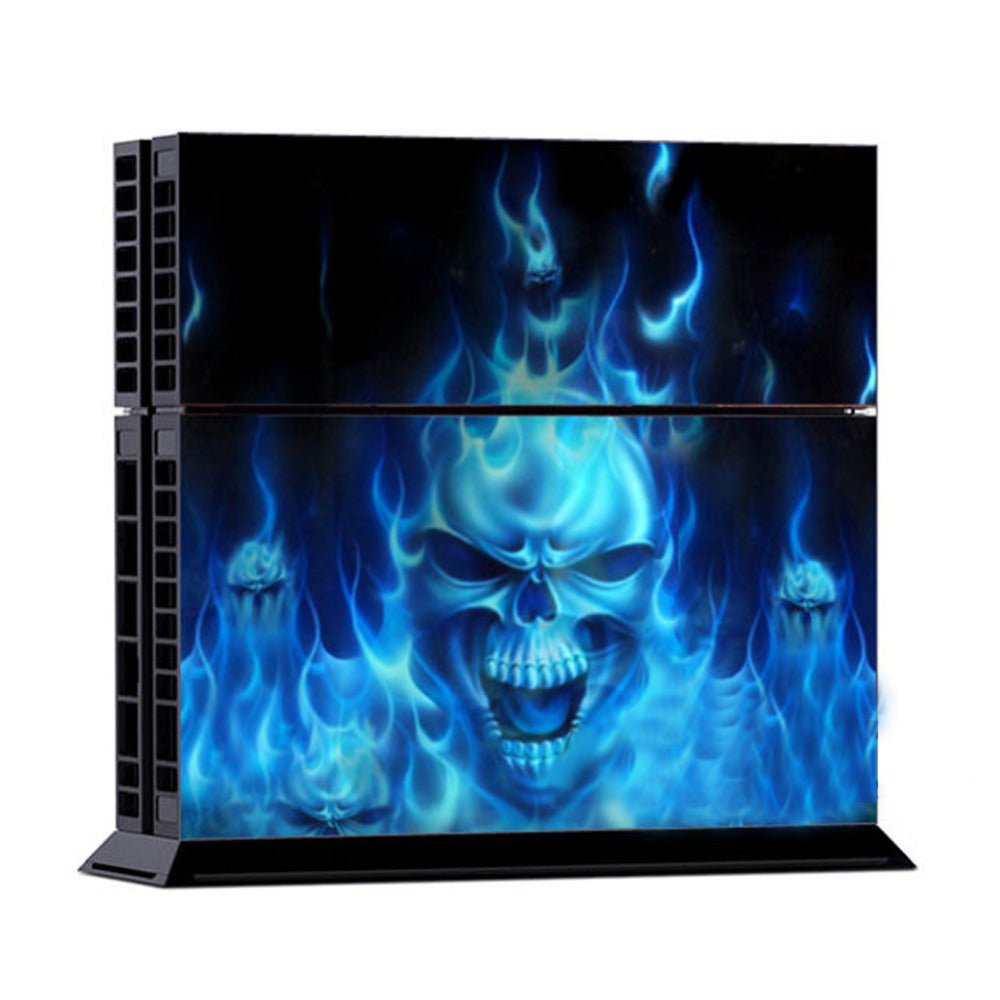 Fire Skull Vinyl Waterproof Decal