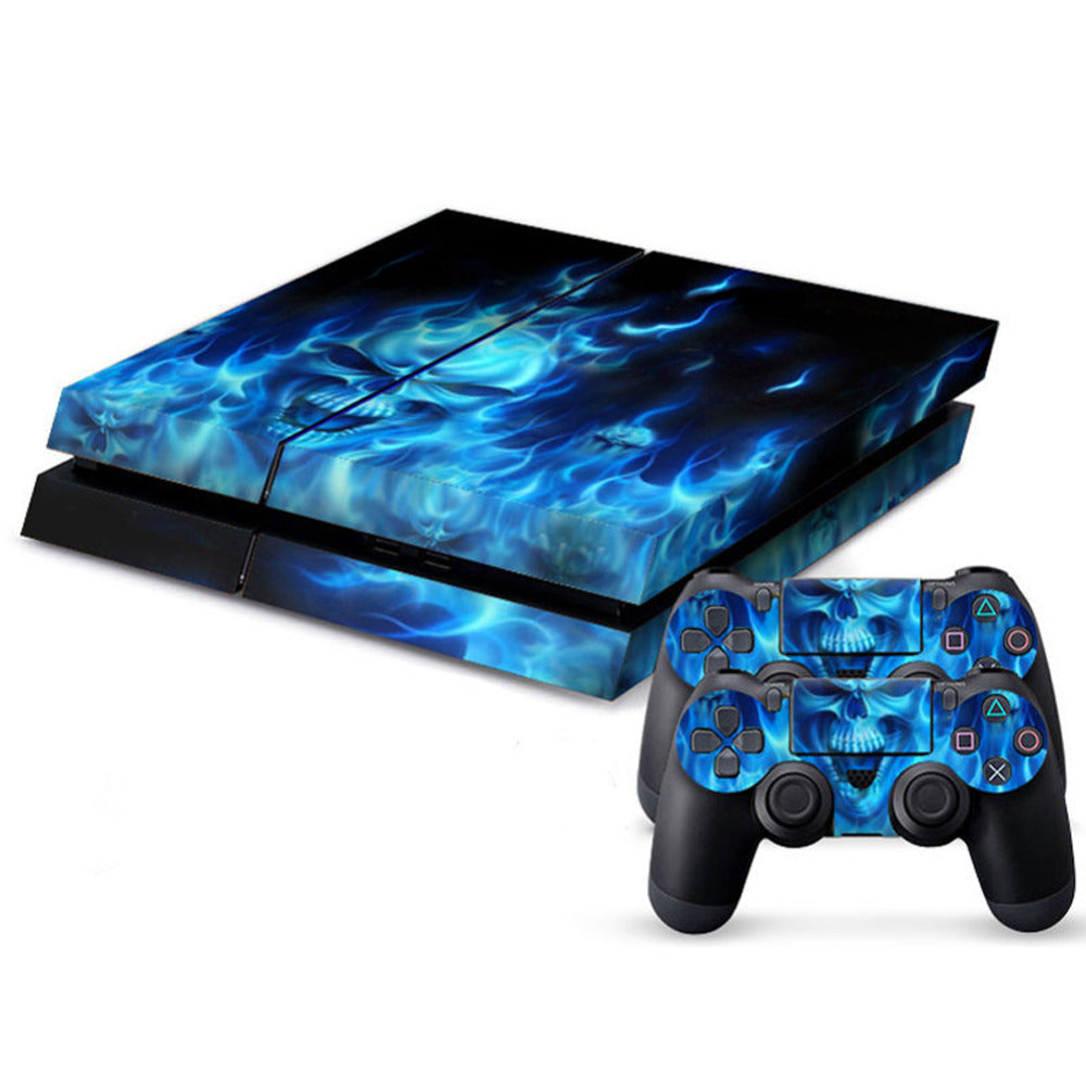 Fire Skull Vinyl Waterproof Decal